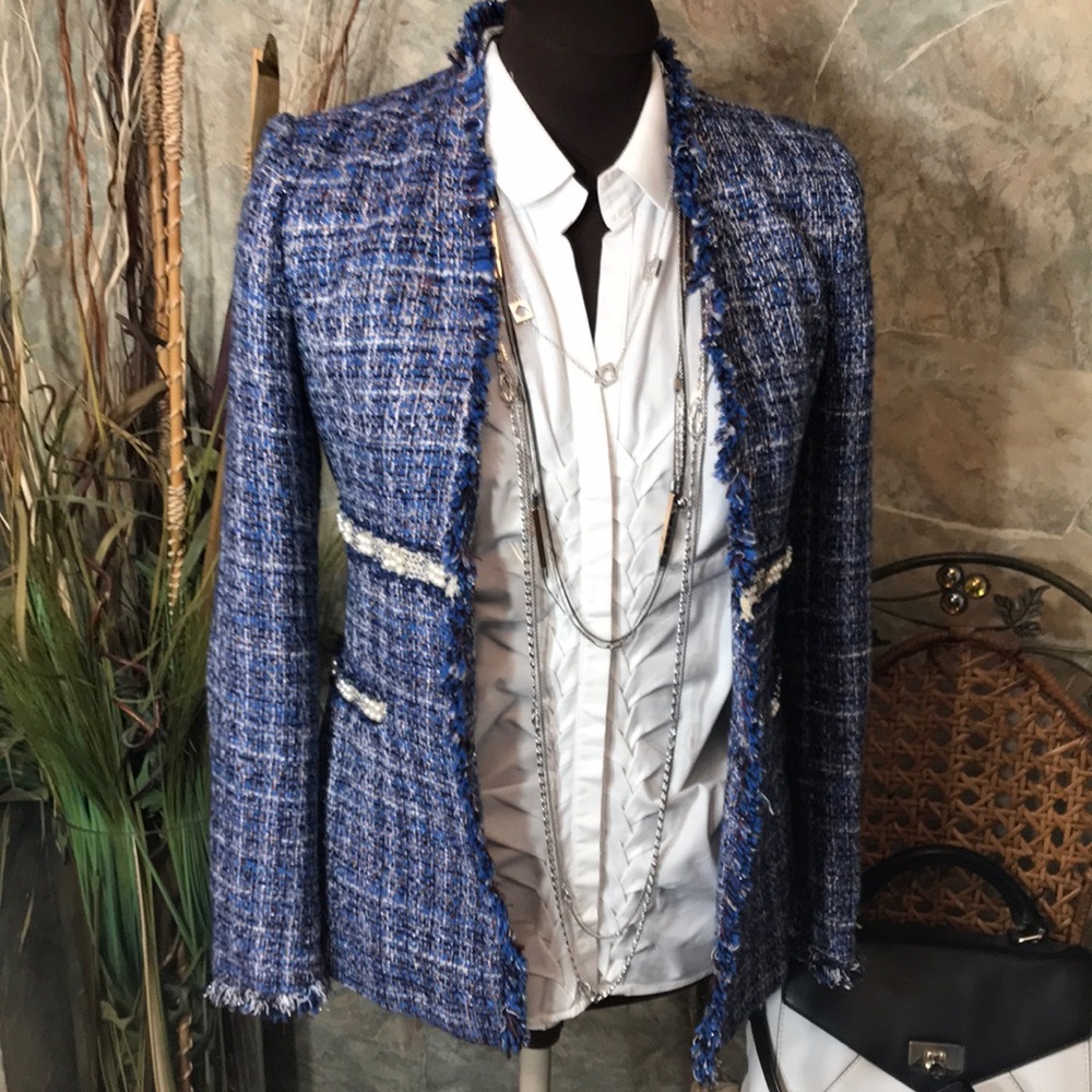 Zara 🌹stunning tweed suit jacket coat blazer